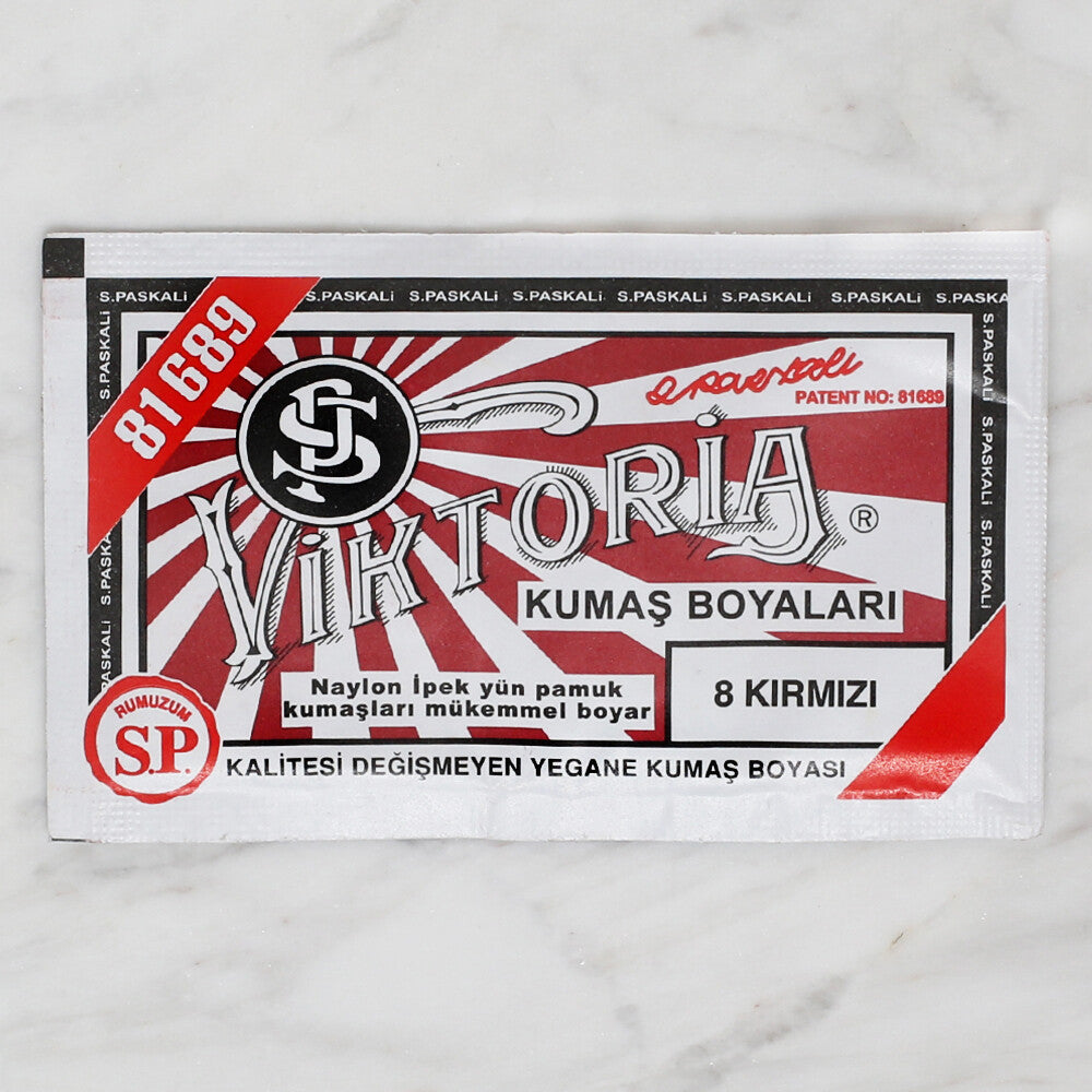 Viktoria Kumaş Boyası Kırmızı - 8